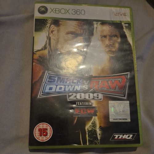 Wwe smackdown raw 2009 xbox - wwe,