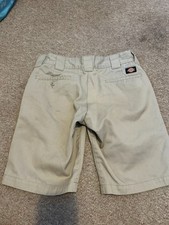 Dickies Mens Size 30 Beige Shorts Canvas Style Slim Straight W30 Summer Bottoms