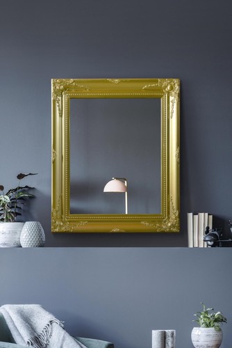Large mirror gold ornate - large,