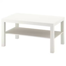 New Ikea 2 Tier Coffee Table In Multicolours For Room Furniture Storage 90x55cm