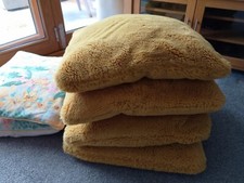 large cushions with covers used x4