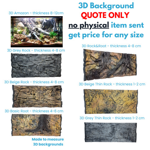 Aquarium background quote - 3d,
