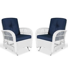 Outdoor White Patio Wicker
