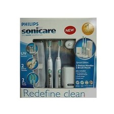 Philips Sonicare HX6952/71 FlexCare Rechargeable Toothbrush 2-Pack NO BRUSHHEADS