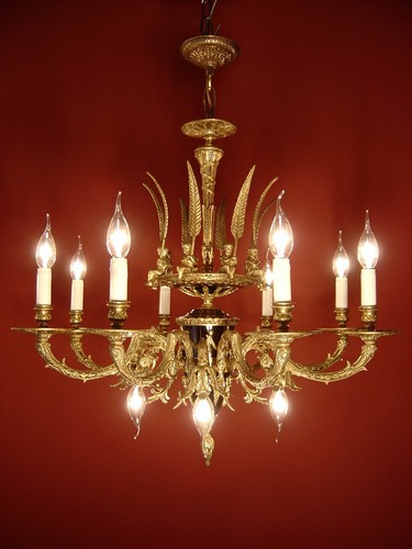 Chandelier cherubs empire - chandelier,