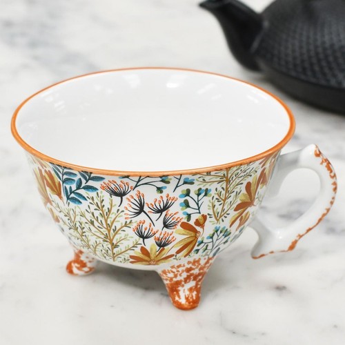 Tropical floral themed ceramic - floral,
