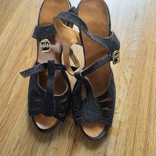 Black ballroom style shoes