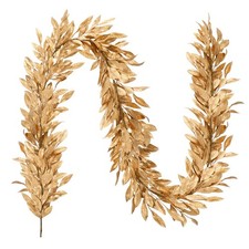 9 Ft Gold Christmas Bay Leaf