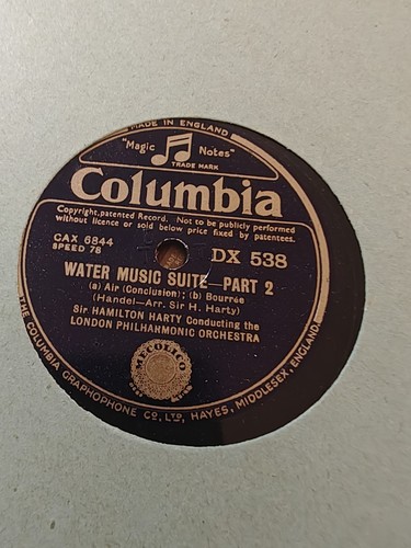 Vintage hmv columbia - vintage, 78rpm