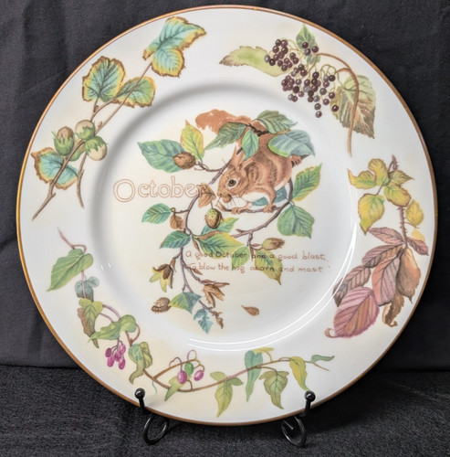 Caverswall october plate the - caverswall,
