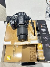 Nikon D3200 Digital SLR Camera, , Battery Charger 18-55mm Lens & 55-200mm Lens
