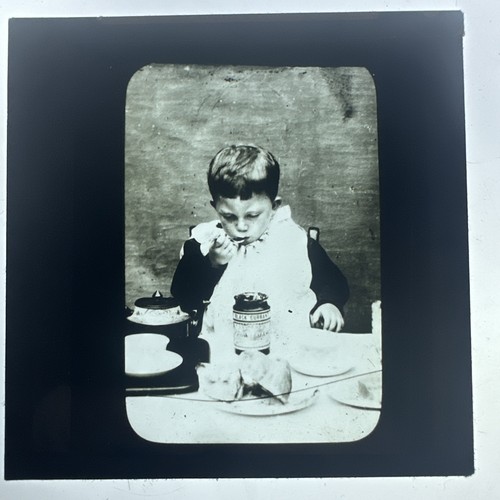 Antique magic lantern slide - antique,