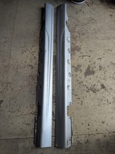 BMW 3 Series E46 Saloon Touring M Sport Titan Silver Side Skirts Pair x2