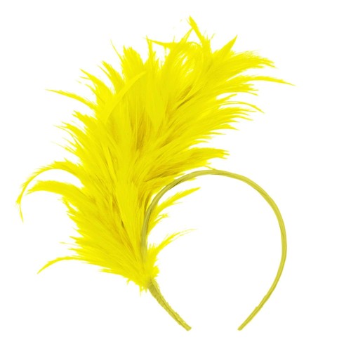 Womens 1920s faux feather - womens,