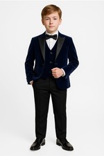 Sirri Boys Velvet Tuxedo Suit