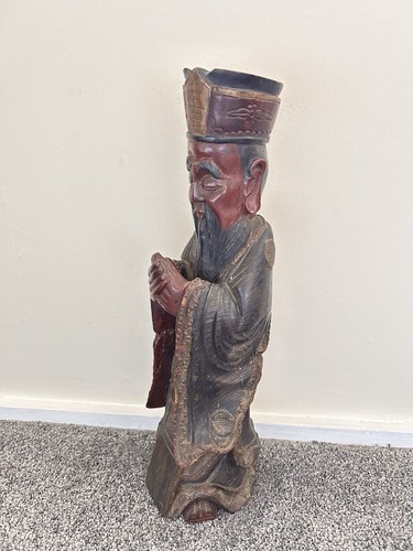 Antique chinese carved wooden - antique,