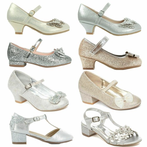Girls low heel party mary - low, jane