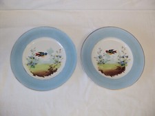 2 x Antique Handpainted 8.5"