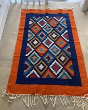 Hand woven 100 % Wool Kilim