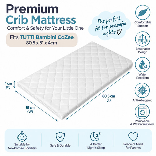 Baby toddler crib - baby, foam