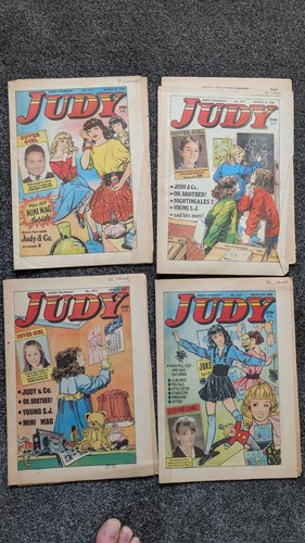 Judy comic 1988 consecutive - judy, x4