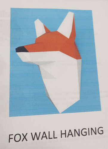Fox papercraft paper model - papercraft,