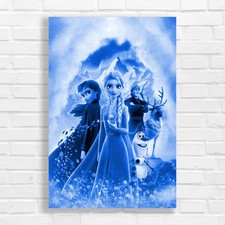 Frozen Winter Wonderland Blue