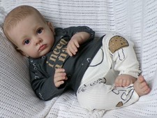 Reborn Baby Boy Doll ~ Tutti ~ Painted Hair ~ 24" in Length!!