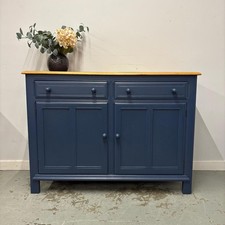 Blue Painted Vintage Sideboard