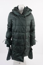Zara Womens Green Down Puffer