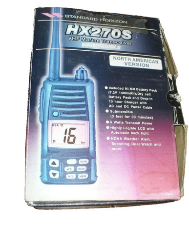 Standard horizon hx270s watt - hx270s,