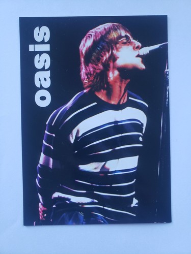 Oasis liam gallagher - oasis, postcard