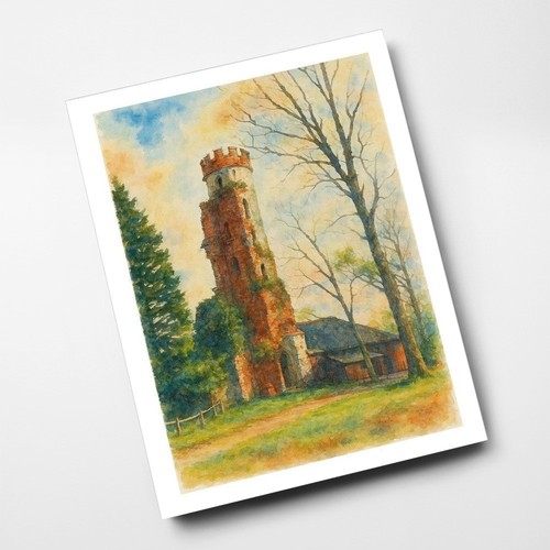 Print warblington castle - -,