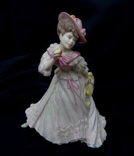 Beautiful Wedgwood figure called Harriet Seasons Figure Autumn By Shirley Curzon