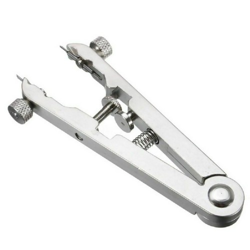 Steel watch tweezer bracelet - steel,
