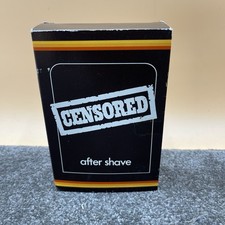 Rare Vintage 1970's CENSORED for Men Aftershave After Shave Lotion Boxed 60ml