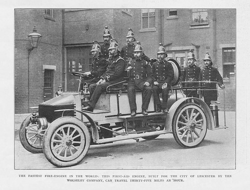 Wolseley fire engine built - engine,