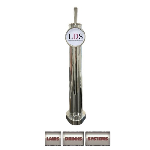 Beer font tower - tower, chrome