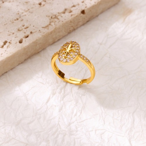 Adjustable stackable open ring - adjustable,