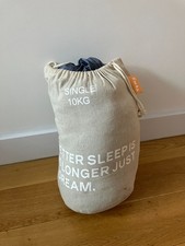 Remy Airy Sleeper weighted blanket, 10kg single with bamboo cover, barely used