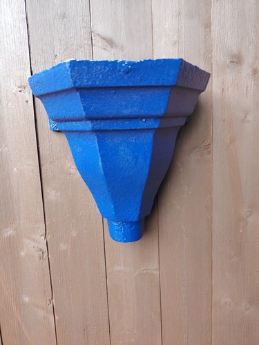 Old vintage wall mounted blue - wall,