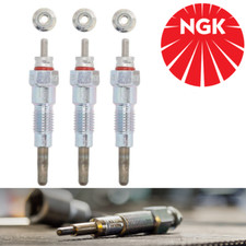 NGK Glow Plug - Y1021J - fits John Deere Gator, Yanmar 3 Cyl - 97627  x3