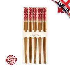 5 Pair Chopsticks Set Bamboo