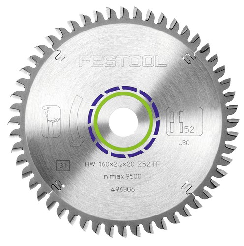 Festool 260mm 68t aluminium - 260mm,