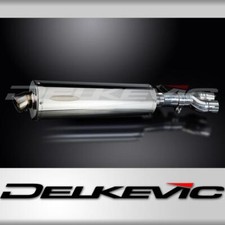 HONDA NT400 BROS NT650HAWK 88-92 450mm OVAL STAINLESS BSAU SILENCER EXHAUST KIT