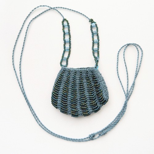 Blue amulet bag pendant - bag,