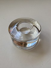 Offefors Sweden Puck Tealight Holder 5.5cm Tall Clear Glass Candle Holder Votive