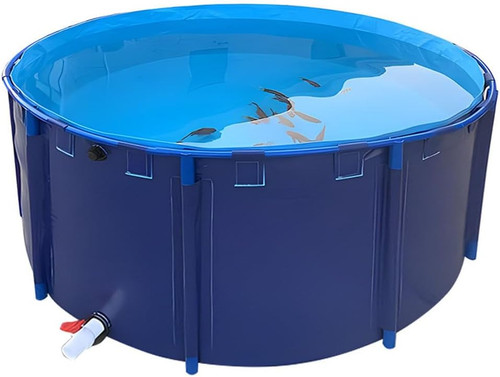 Premium round canvas fish pond - canvas,