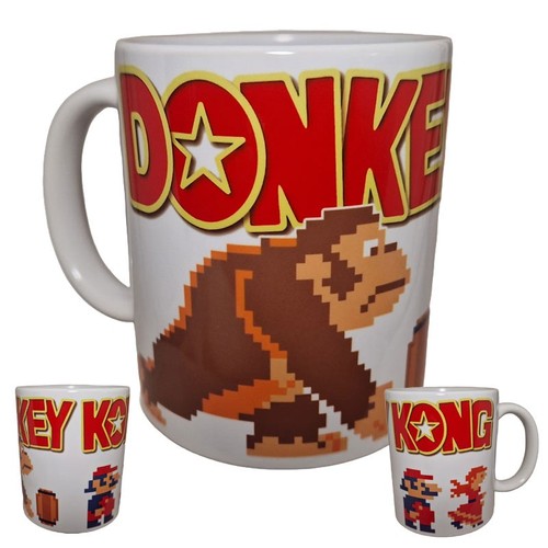 Donkey kong arcade game - donkey, mug-