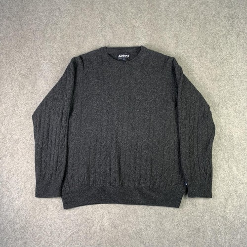 Barbour jumper mens large grey - jumper,